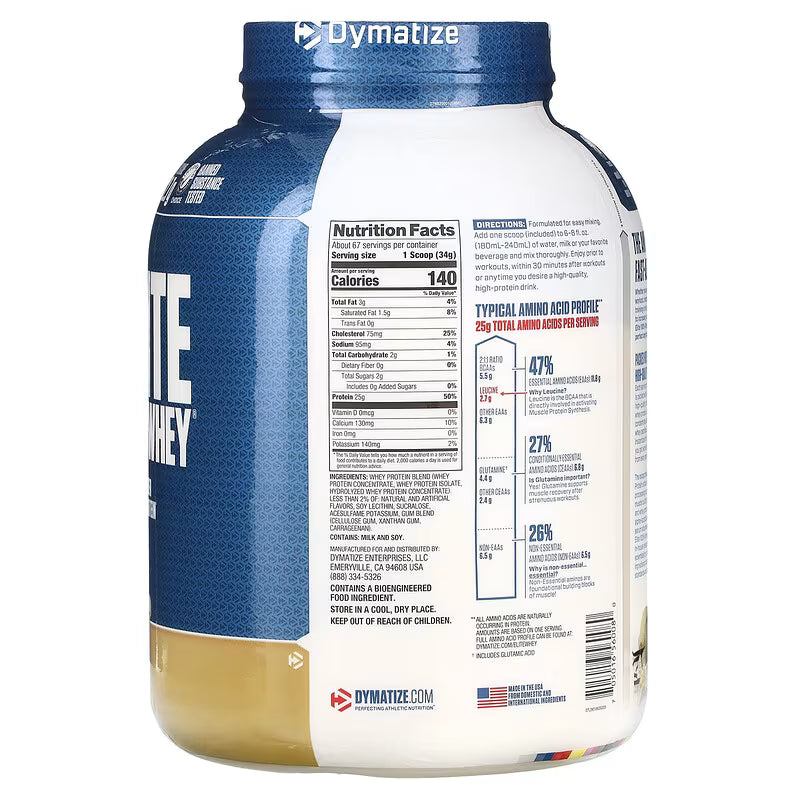 Dymatize Elite 100% Whey Protein (5 lbs)
