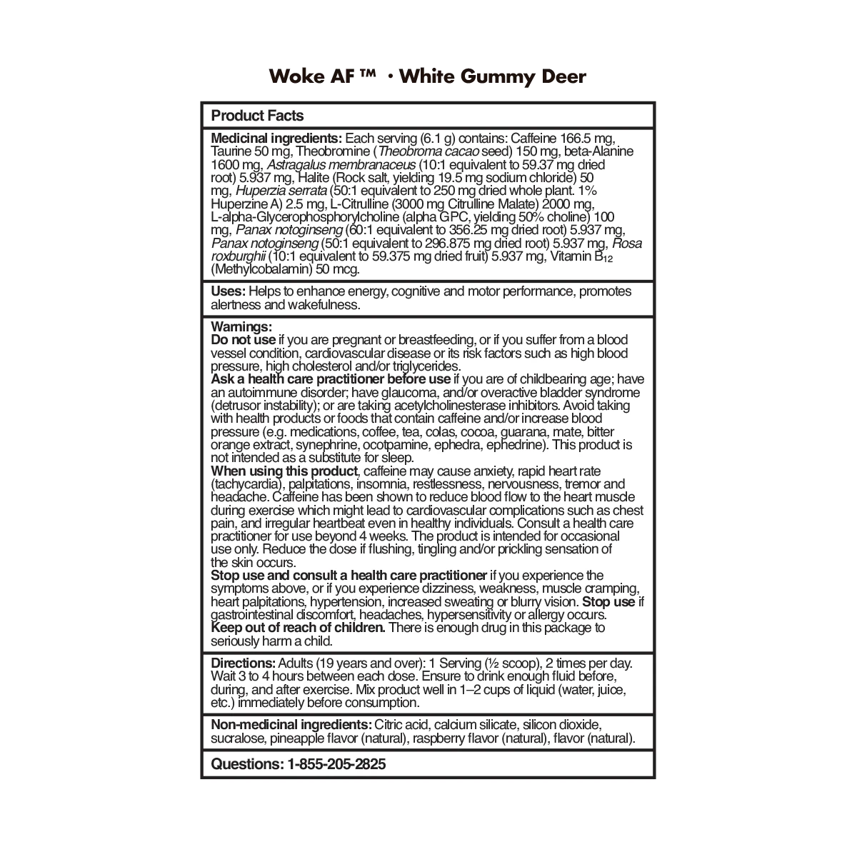 Woke AF Pre-Workout (40 Servings)