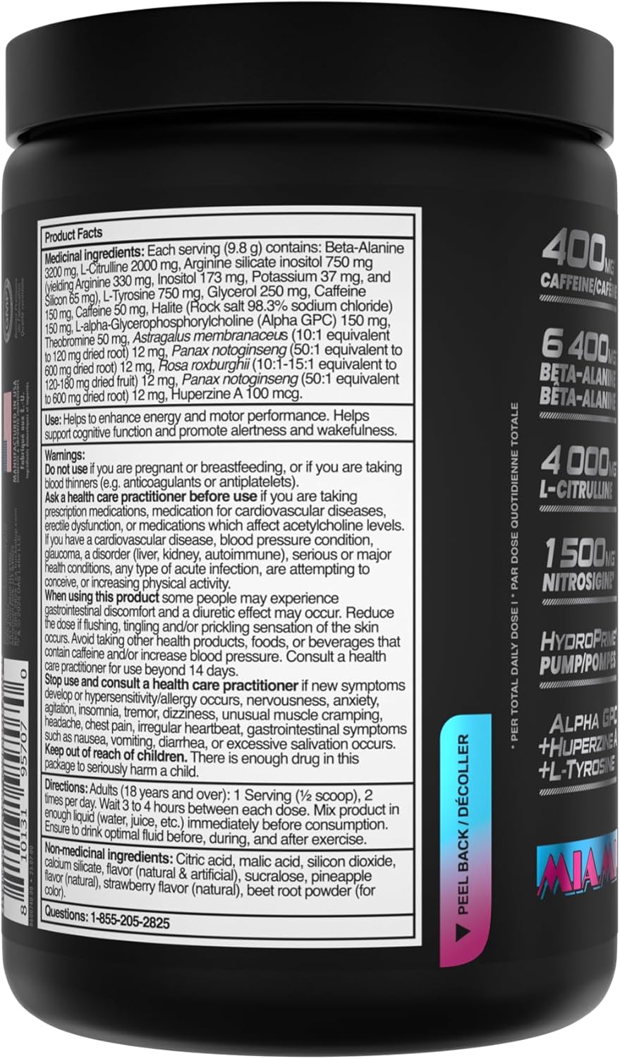 Mother Bucker High-Stimulant Nootropic Pre-Workout (40 Servings)