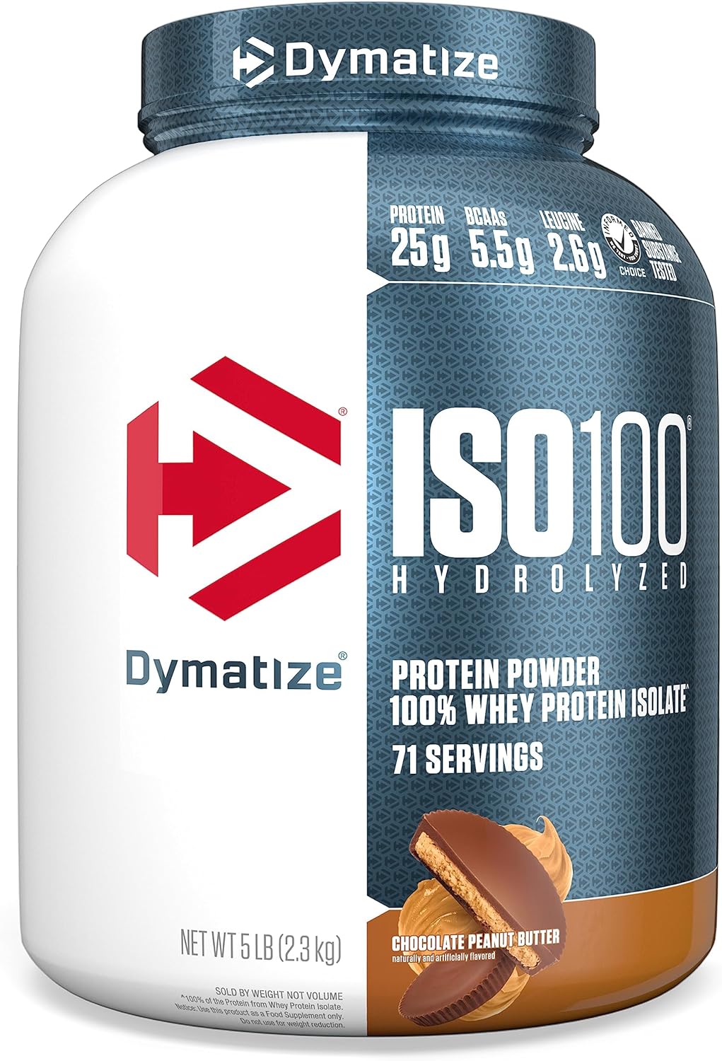 Dymatize ISO100 Hydrolyzed Whey Protein Isolate (5 lbs)