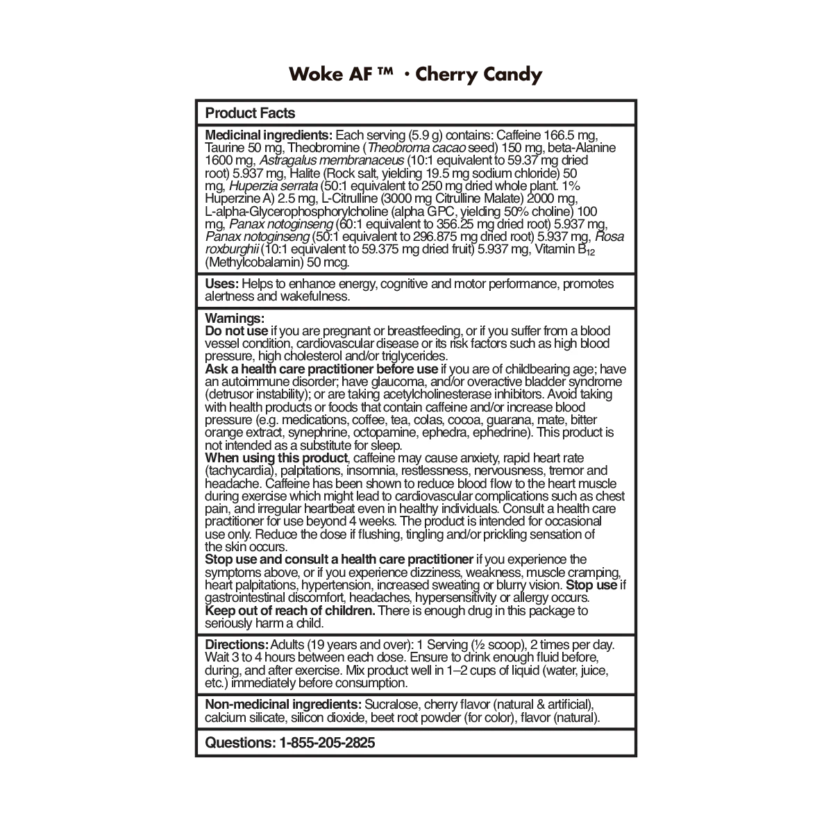 Woke AF Pre-Workout (40 Servings)