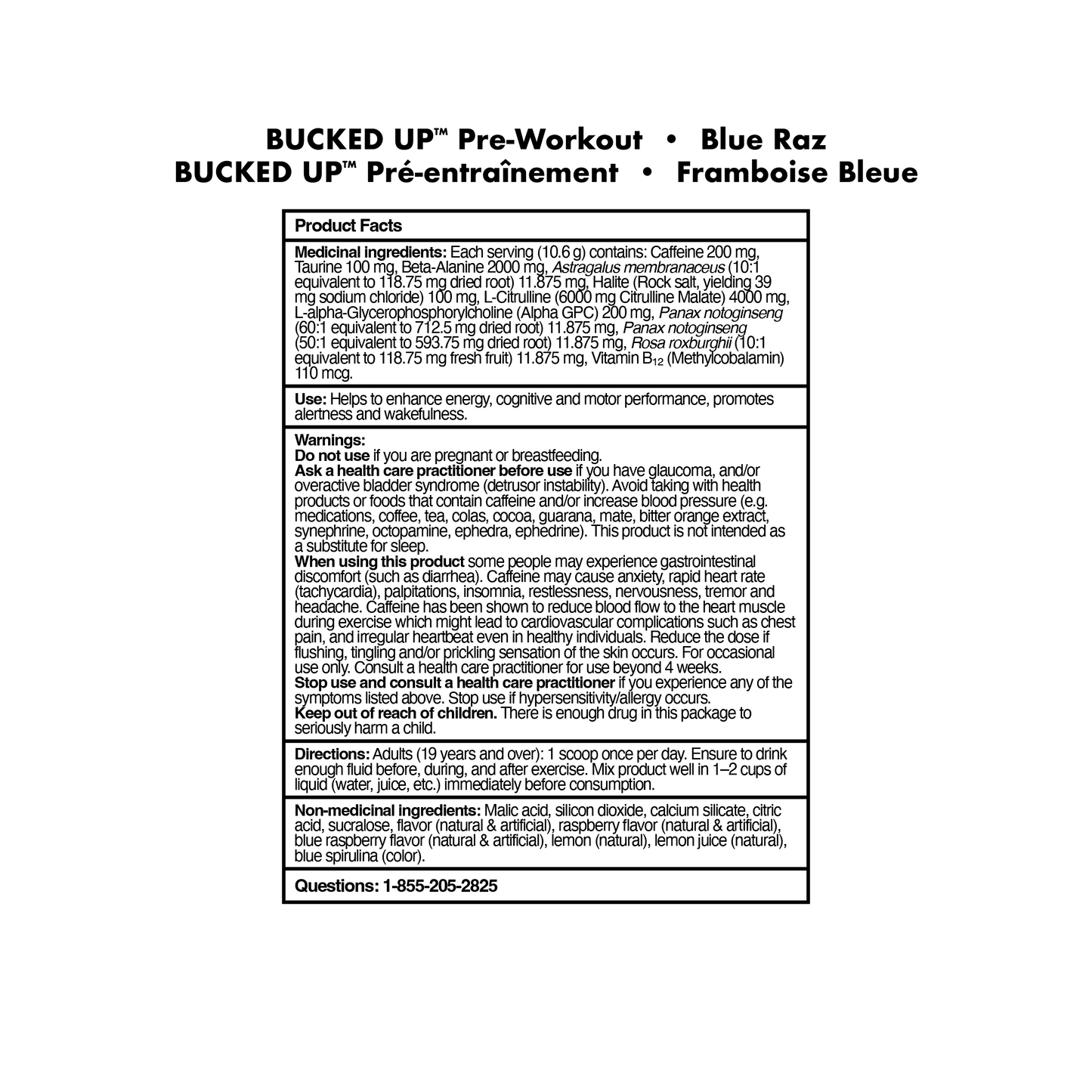 Bucked Up Pre-Workout (25 Servings)