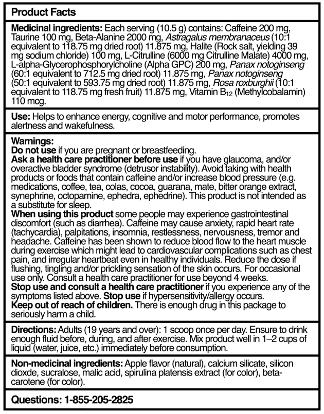 Bucked Up Pre-Workout (25 Servings)