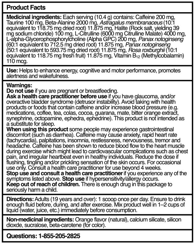 Bucked Up Pre-Workout (25 Servings)