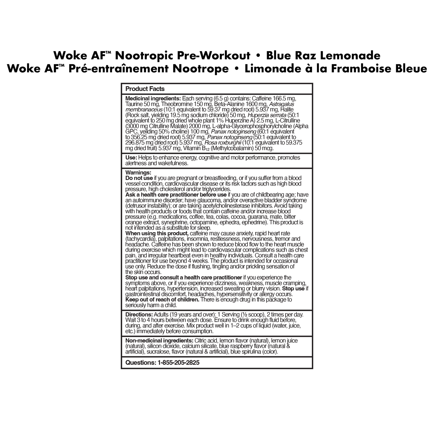 Woke AF Pre-Workout (40 Servings)