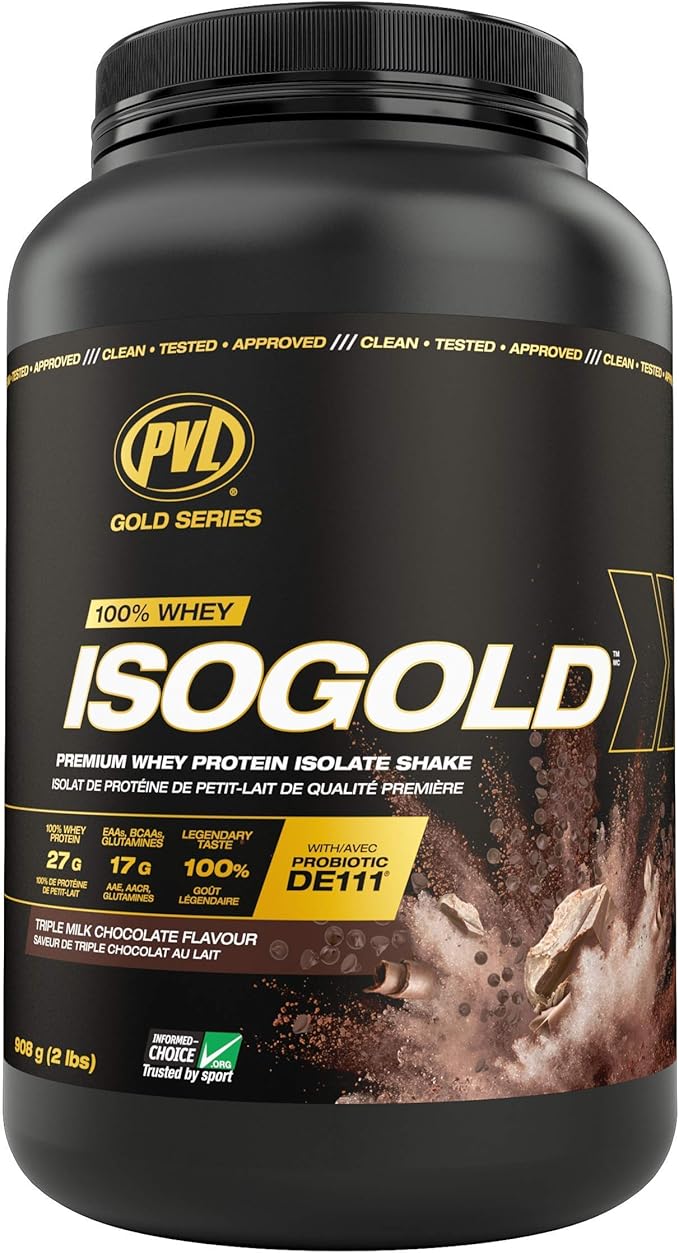 PVL ISOGOLD Premium Whey Protein Isolate (2 lb)