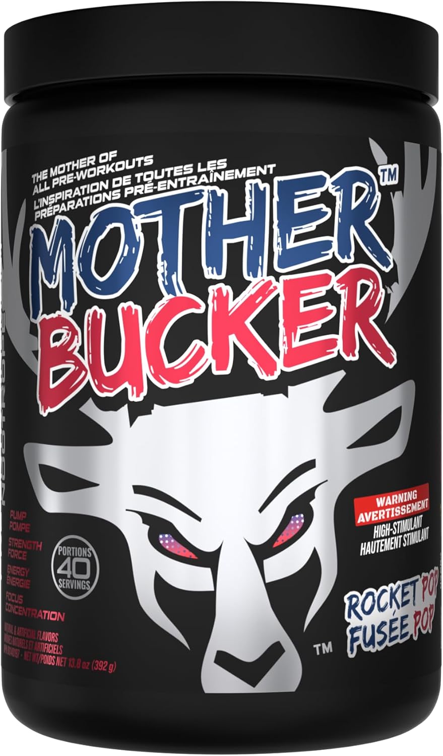 Mother Bucker High-Stimulant Nootropic Pre-Workout (40 Servings)