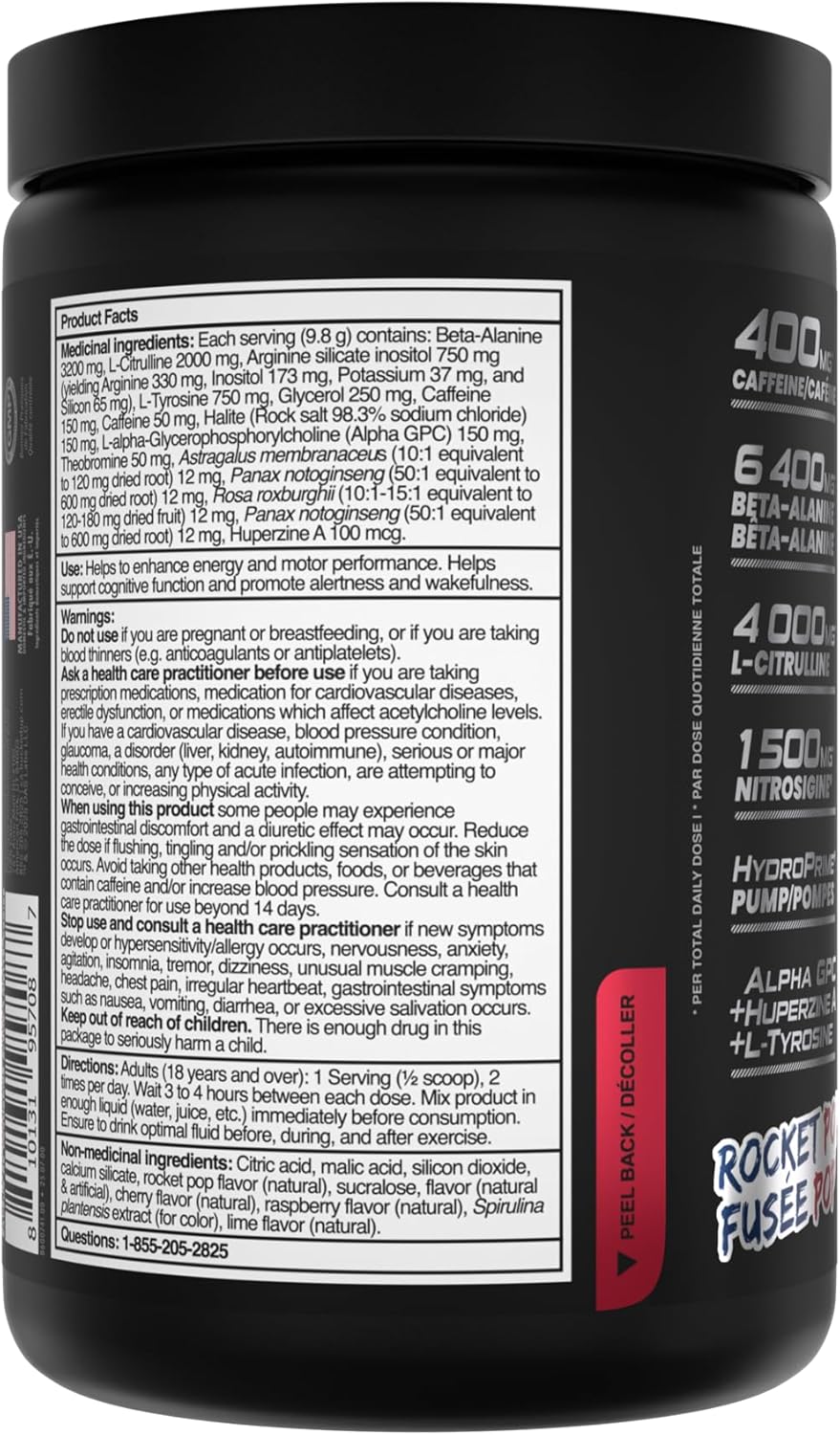 Mother Bucker High-Stimulant Nootropic Pre-Workout (40 Servings)