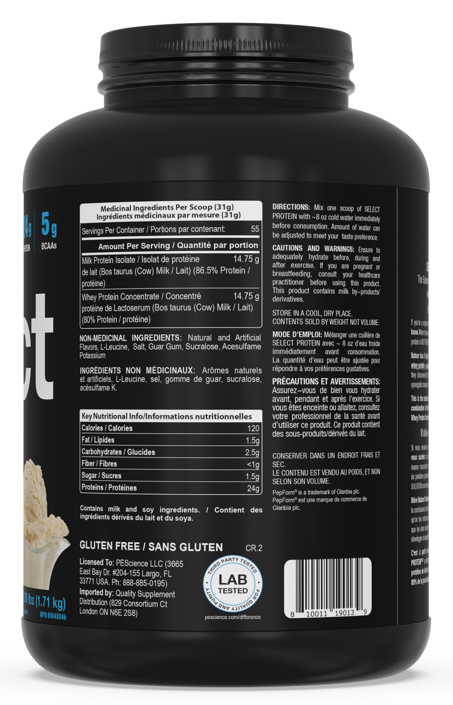 PEScience Select Protein (55 Servings)