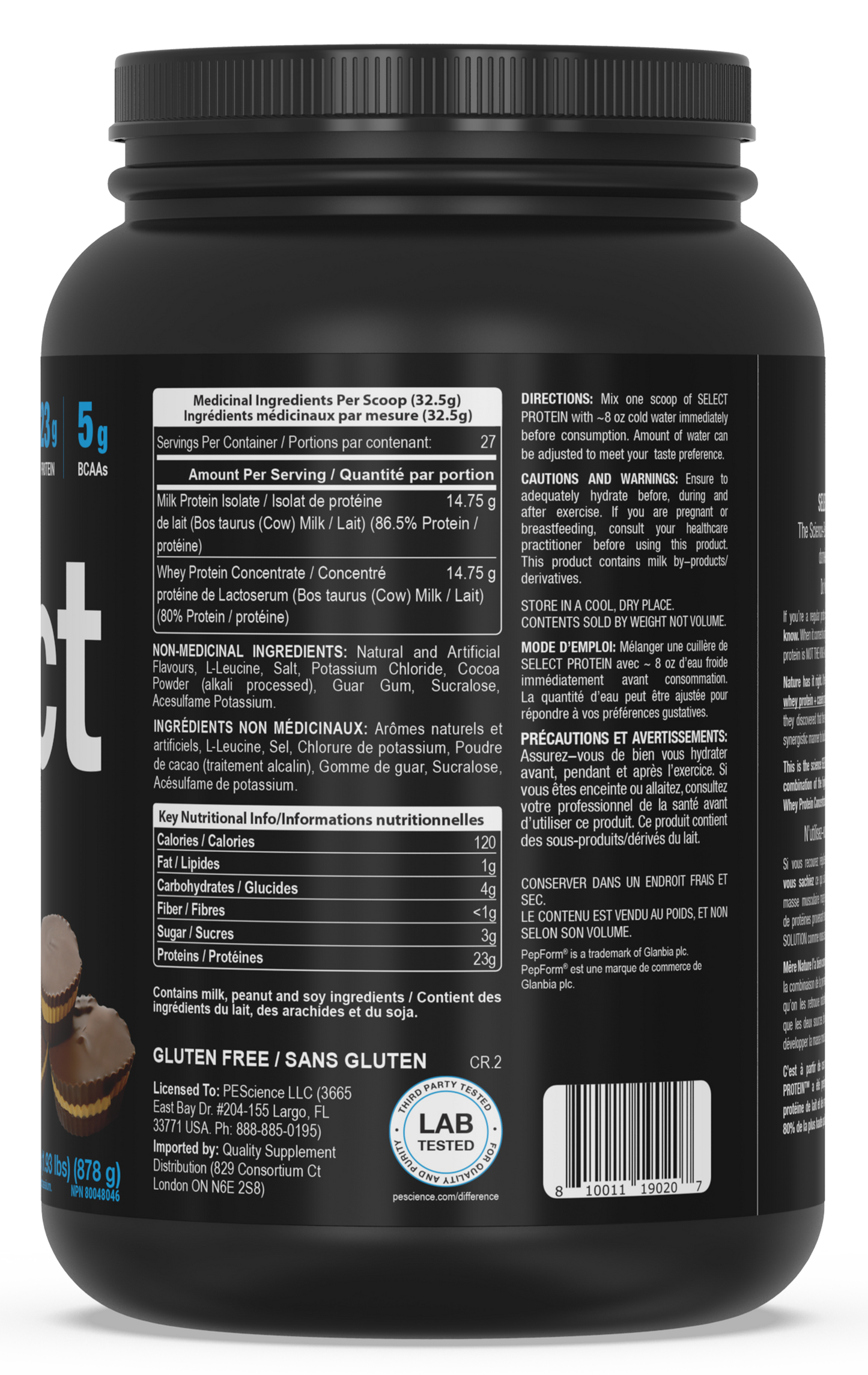 PEScience Select Protein (2 lbs)