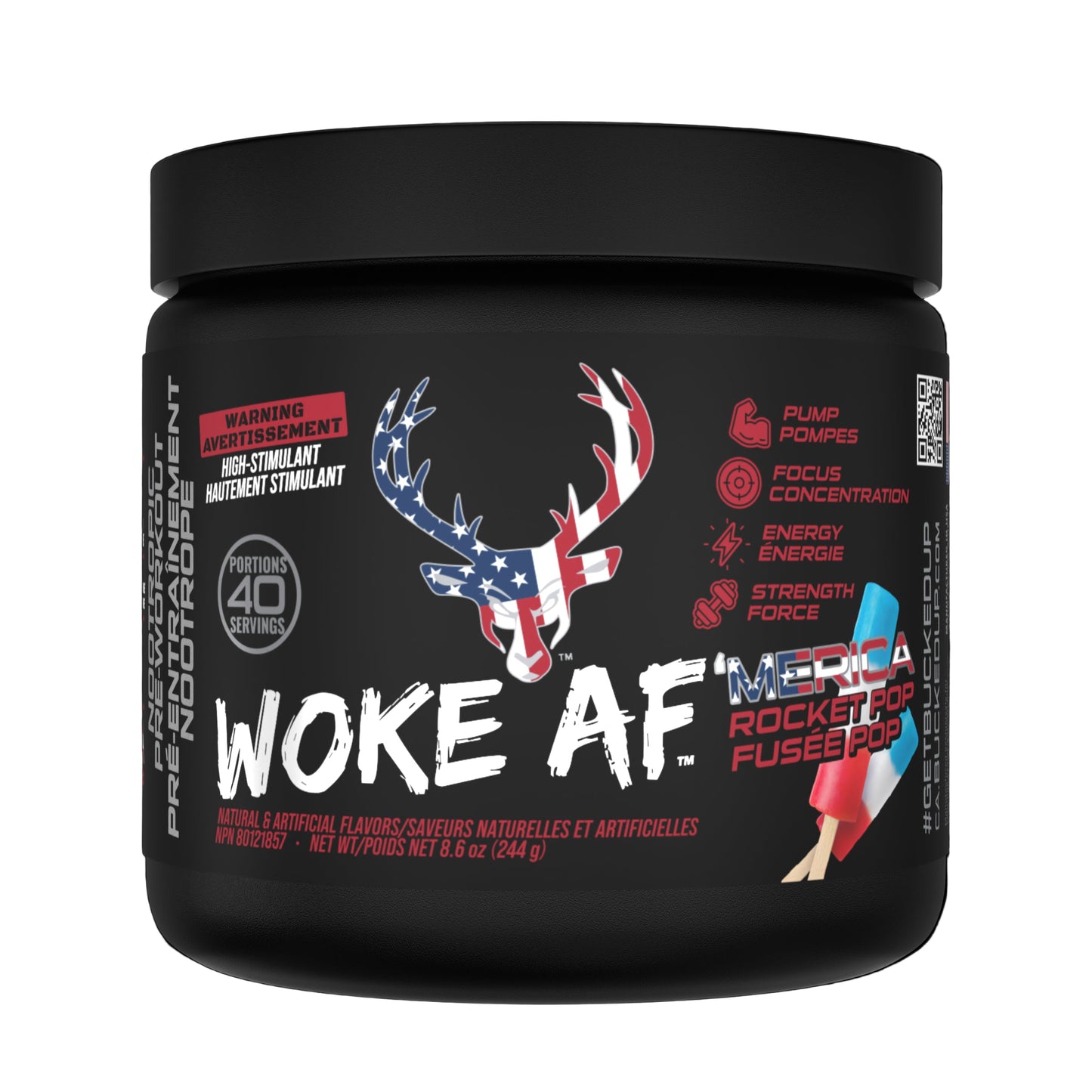 Woke AF Pre-Workout (40 Servings)