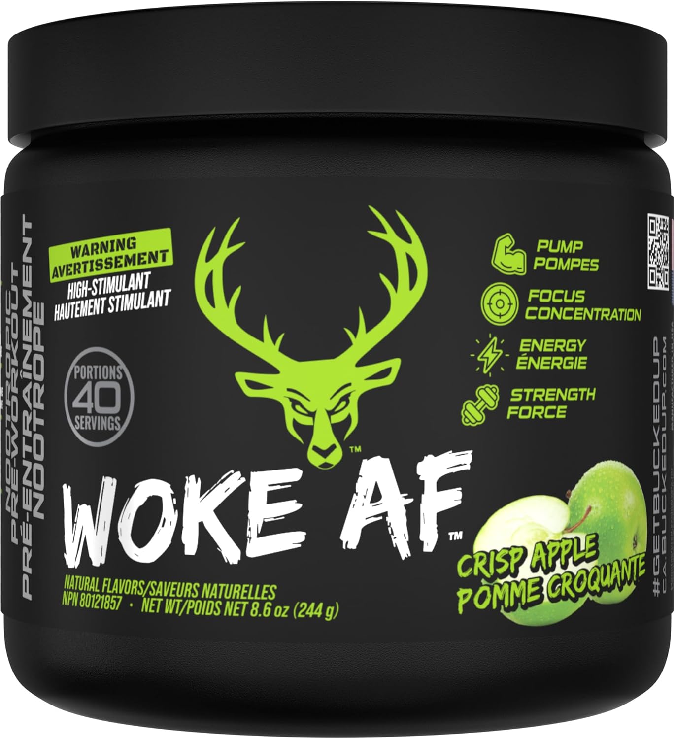 Woke AF Pre-Workout (40 Servings)