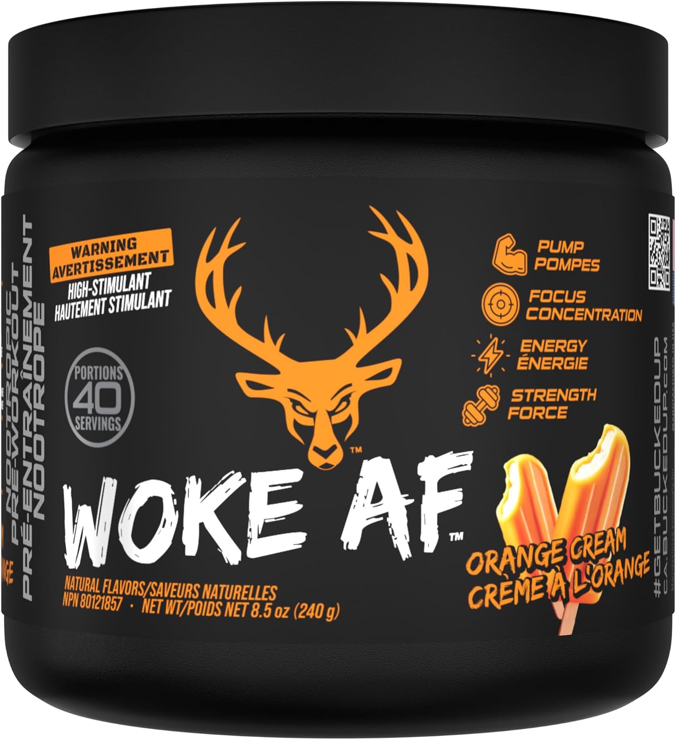 Woke AF Pre-Workout (40 Servings)