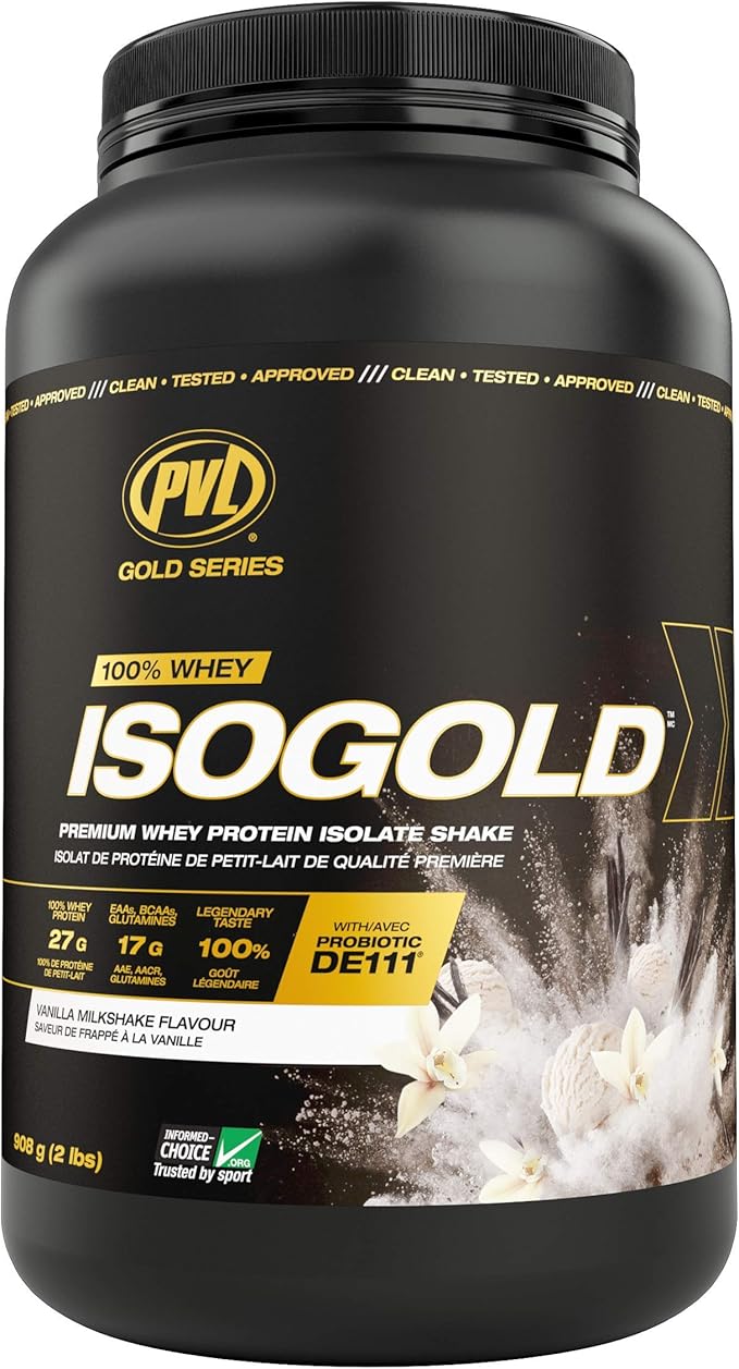 PVL ISOGOLD Premium Whey Protein Isolate (2 lb)